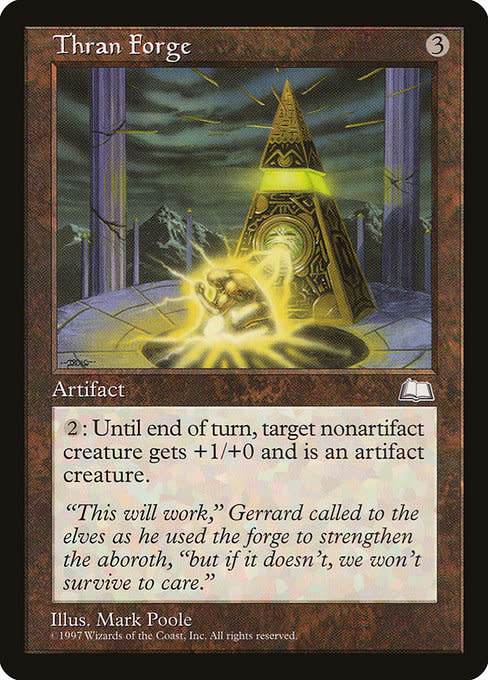 card forge mtg Anew [The Lord of the Rings: Tales of Middle-Earth Prerelease Pr  TokenMTG Whenever equipped creature deals combat damage to a player Forge Boss | Magic: the