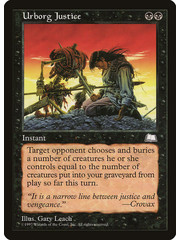 Magic: The Gathering Urborg Justice (084) Moderately Played
