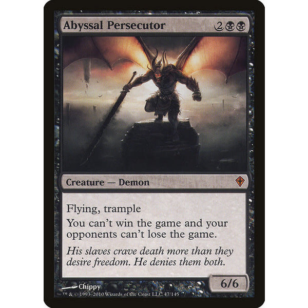 Magic: The Gathering Abyssal Persecutor (047) Lightly Played