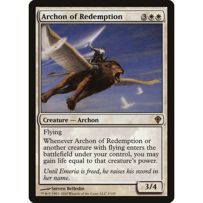 Magic: The Gathering Archon of Redemption (003) Moderately Played