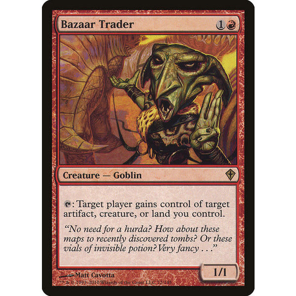 Magic: The Gathering Bazaar Trader (072) Lightly Played - Japanese