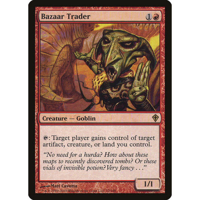 Magic: The Gathering Bazaar Trader (072) Lightly Played - Japanese