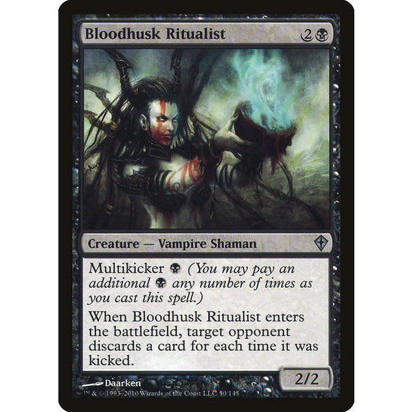 Magic: The Gathering Bloodhusk Ritualist (050) Moderately Played