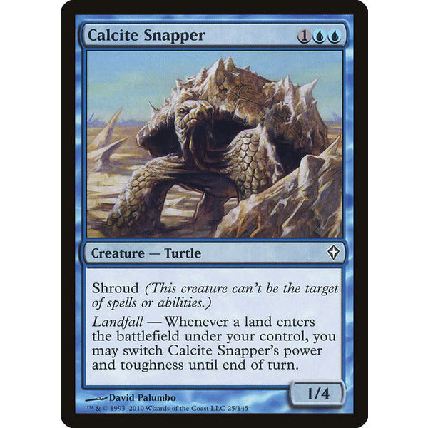 Magic: The Gathering Calcite Snapper (025) Moderately Played