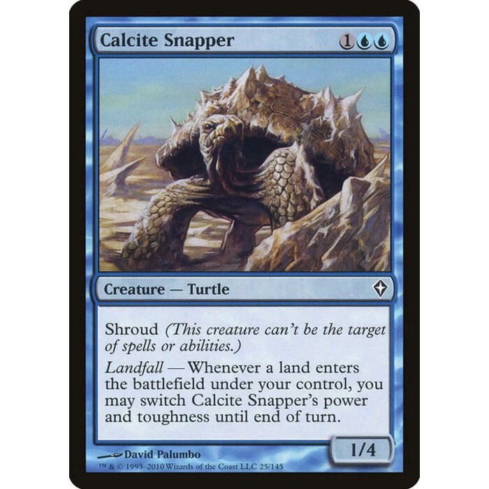 Magic: The Gathering Calcite Snapper (025) Moderately Played