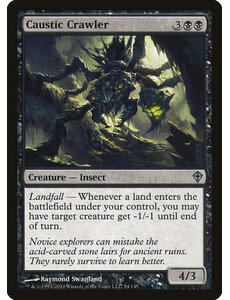 Magic: The Gathering Caustic Crawler (054) Lightly Played Foil