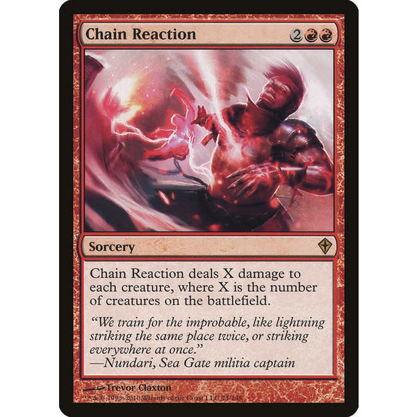 Magic: The Gathering Chain Reaction (074) Moderately Played Foil