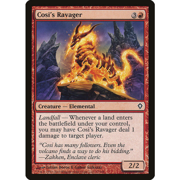 Magic: The Gathering Cosi's Ravager (077) Lightly Played Foil