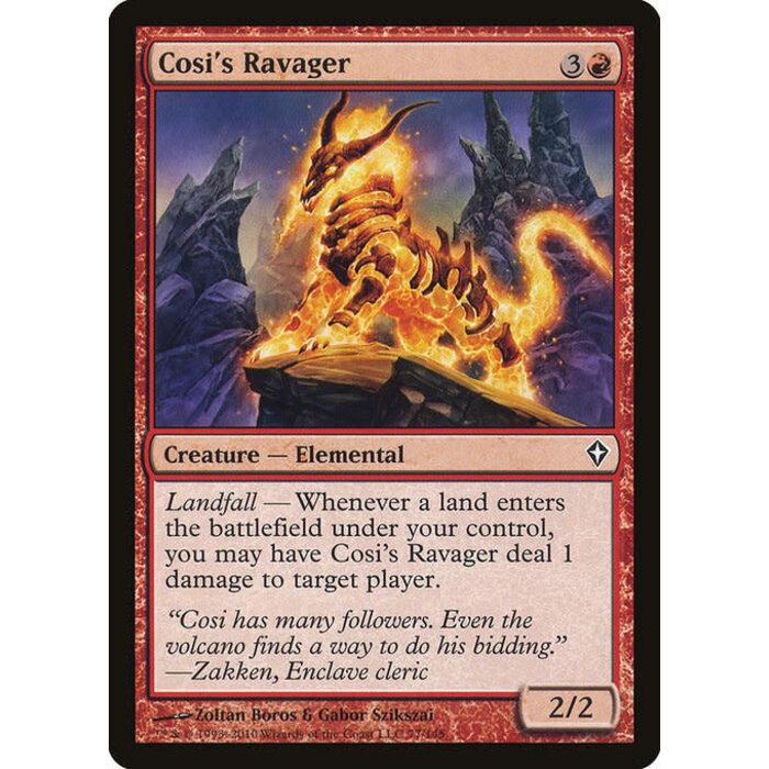 Magic: The Gathering Cosi's Ravager (077) Lightly Played Foil