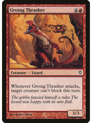 Magic: The Gathering Grotag Thrasher (083) Lightly Played Foil