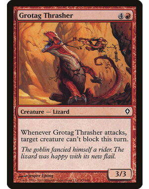 Magic: The Gathering Grotag Thrasher (083) Lightly Played Foil
