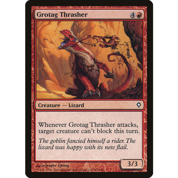 Magic: The Gathering Grotag Thrasher (083) Lightly Played Foil