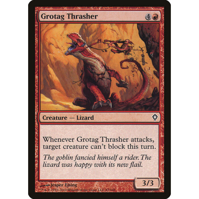 Magic: The Gathering Grotag Thrasher (083) Lightly Played Foil