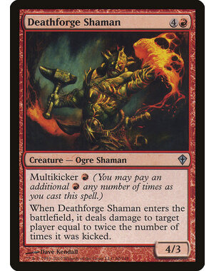 Magic: The Gathering Deathforge Shaman (080) Moderately Played