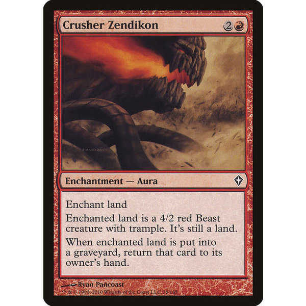 Magic: The Gathering Crusher Zendikon (078) Moderately Played