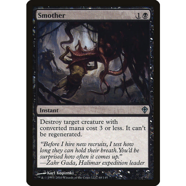Magic: The Gathering Smother (068) Moderately Played