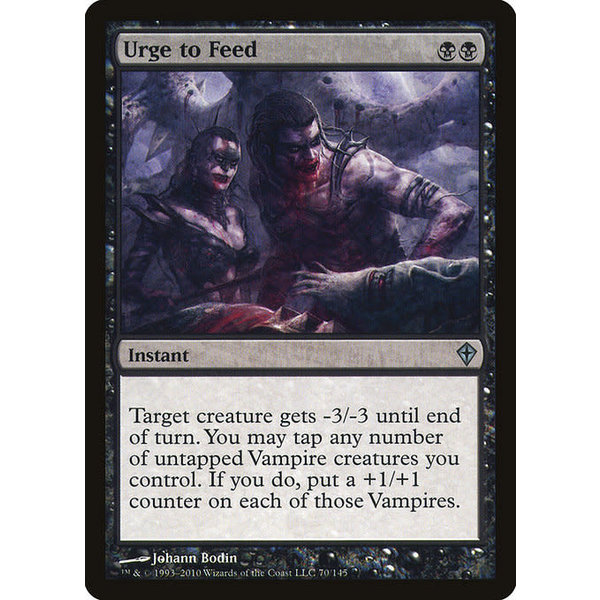 Magic: The Gathering Urge to Feed (070) Moderately Played