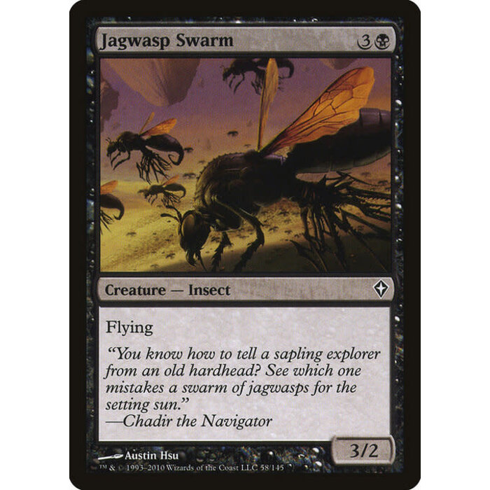 Magic: The Gathering Jagwasp Swarm (058) Lightly Played Foil
