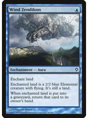 Magic: The Gathering Wind Zendikon (046) Moderately Played