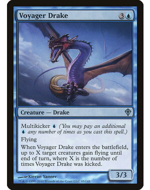 Magic: The Gathering Voyager Drake (045) Moderately Played