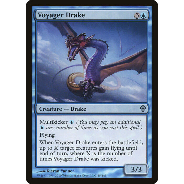 Magic: The Gathering Voyager Drake (045) Moderately Played