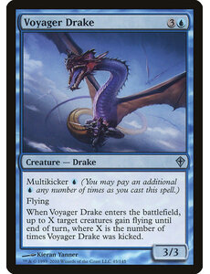 Magic: The Gathering Voyager Drake (045) Moderately Played Foil