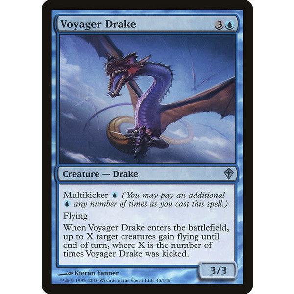 Magic: The Gathering Voyager Drake (045) Moderately Played Foil
