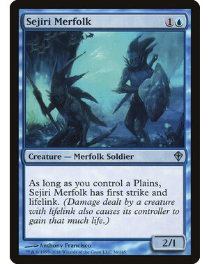 Magic: The Gathering Sejiri Merfolk (036) Moderately Played