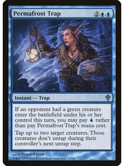 Magic: The Gathering Permafrost Trap (034) Moderately Played