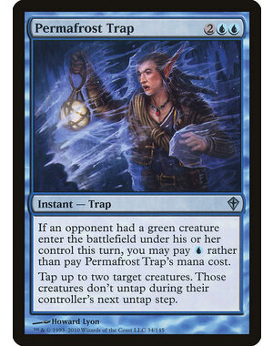 Magic: The Gathering Permafrost Trap (034) Moderately Played