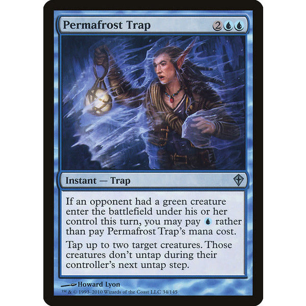 Magic: The Gathering Permafrost Trap (034) Moderately Played