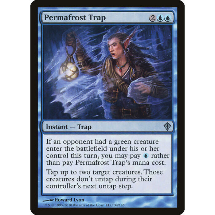 Magic: The Gathering Permafrost Trap (034) Moderately Played