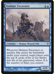 Magic: The Gathering Halimar Excavator (029) Moderately Played