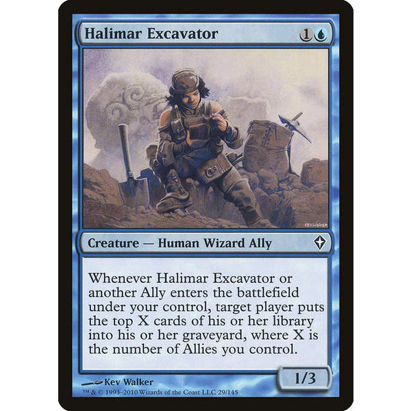 Magic: The Gathering Halimar Excavator (029) Moderately Played