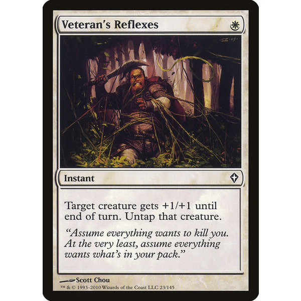 Magic: The Gathering Veteran's Reflexes (023) Lightly Played Foil