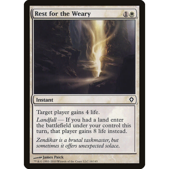 Magic: The Gathering Rest for the Weary (018) Moderately Played Foil