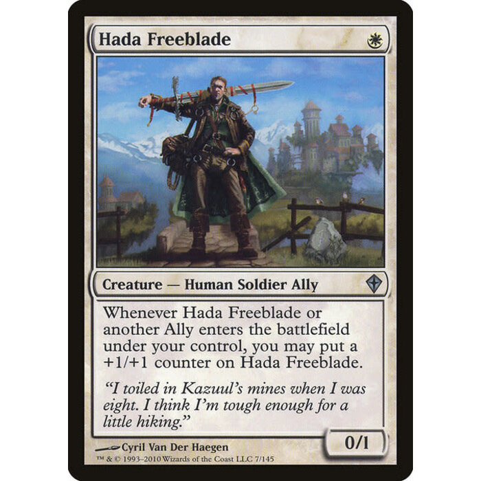Magic: The Gathering Hada Freeblade (007) Moderately Played
