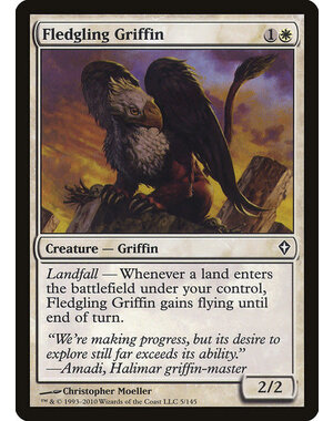 Magic: The Gathering Fledgling Griffin (005) Moderately Played