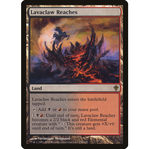 Magic: The Gathering Lavaclaw Reaches (139) Moderately Played