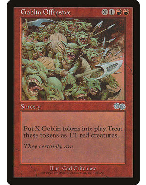 Magic: The Gathering Goblin Offensive (192) Moderately Played