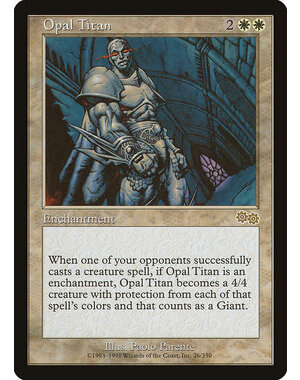 Magic: The Gathering Opal Titan (026) Lightly Played