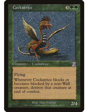 Magic: The Gathering Cockatrice (075) Moderately Played