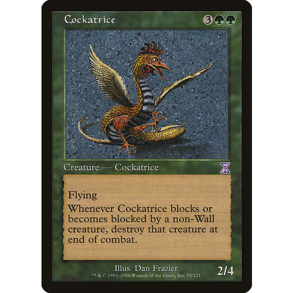 Magic: The Gathering Cockatrice (075) Moderately Played