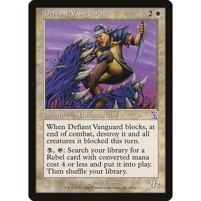 Magic: The Gathering Defiant Vanguard (005) Lightly Played