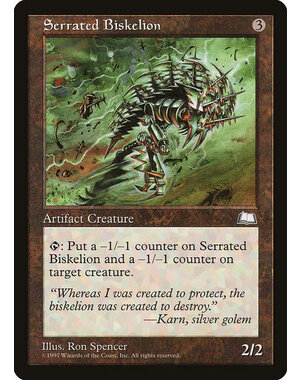 Magic: The Gathering Serrated Biskelion (156) Lightly Played