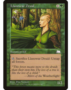 Magic: The Gathering Llanowar Druid (133) Lightly Played