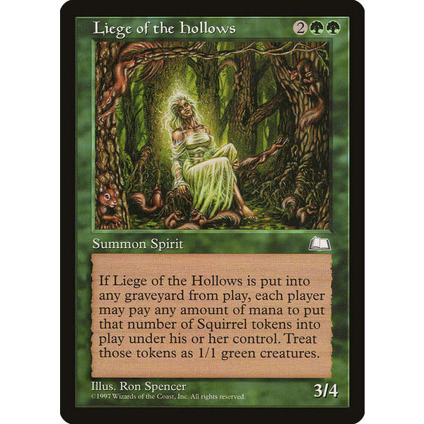 Magic: The Gathering Liege of the Hollows (131) Lightly Played