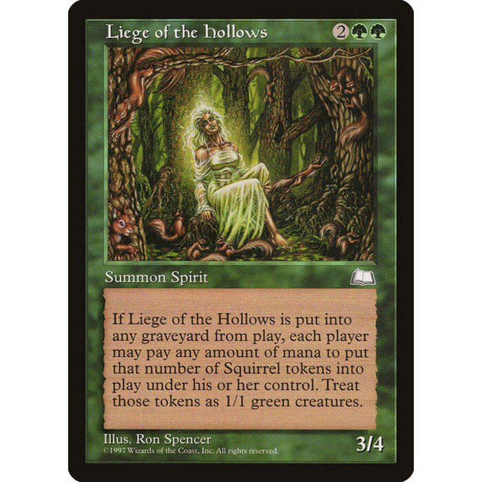 Magic: The Gathering Liege of the Hollows (131) Lightly Played