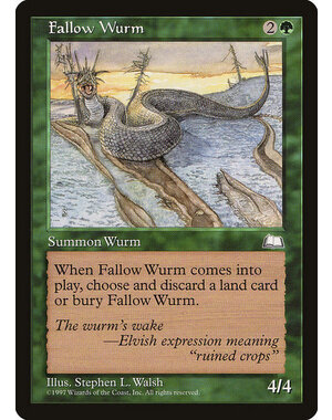 Magic: The Gathering Fallow Wurm (126) Lightly Played