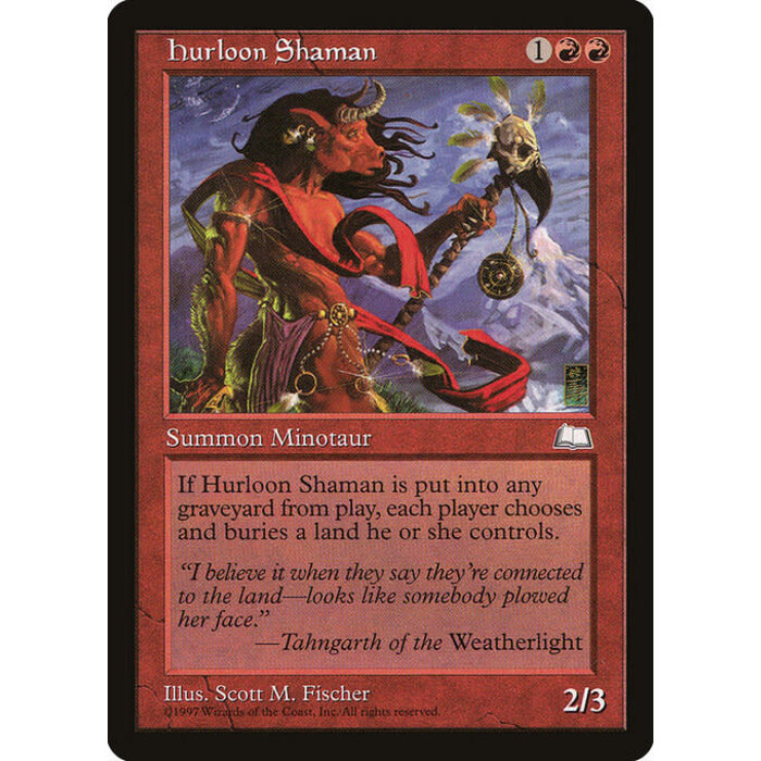 Magic: The Gathering Hurloon Shaman (108) Lightly Played